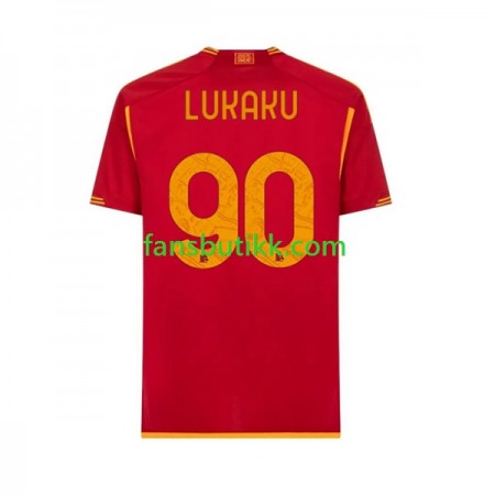 Fotballdrakt AS Roma Romelu Lukaku 90 Hjemmetrøye 2023-2024 Kortermet